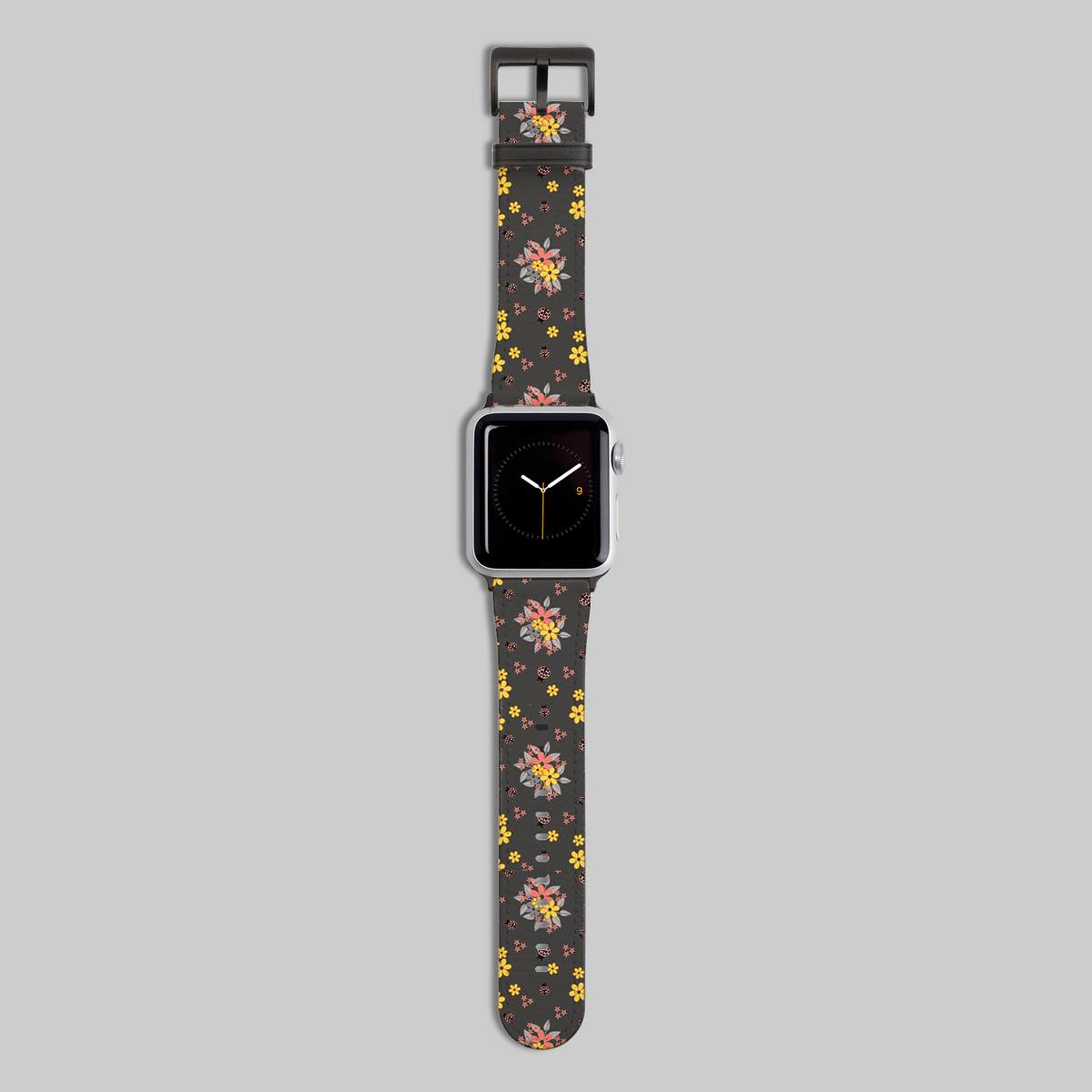 Bees &amp; Wildflower Apple Watch Band - D20