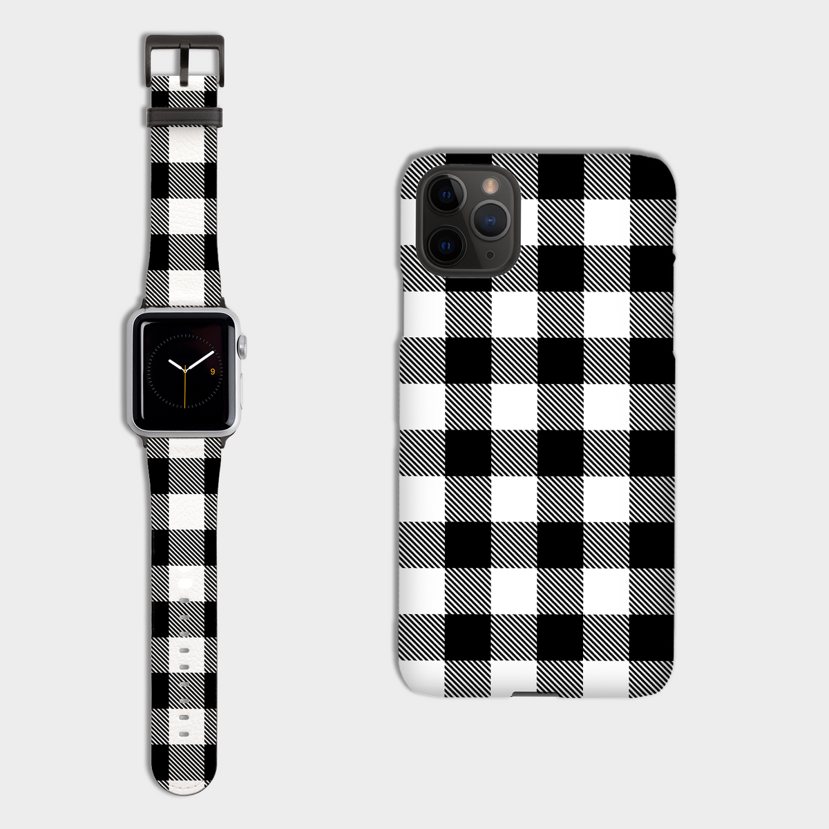 Big Check Apple Watch Band - D31